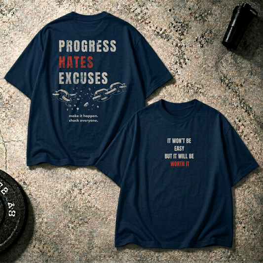 Progress > Excuses Oversized T-Shirt