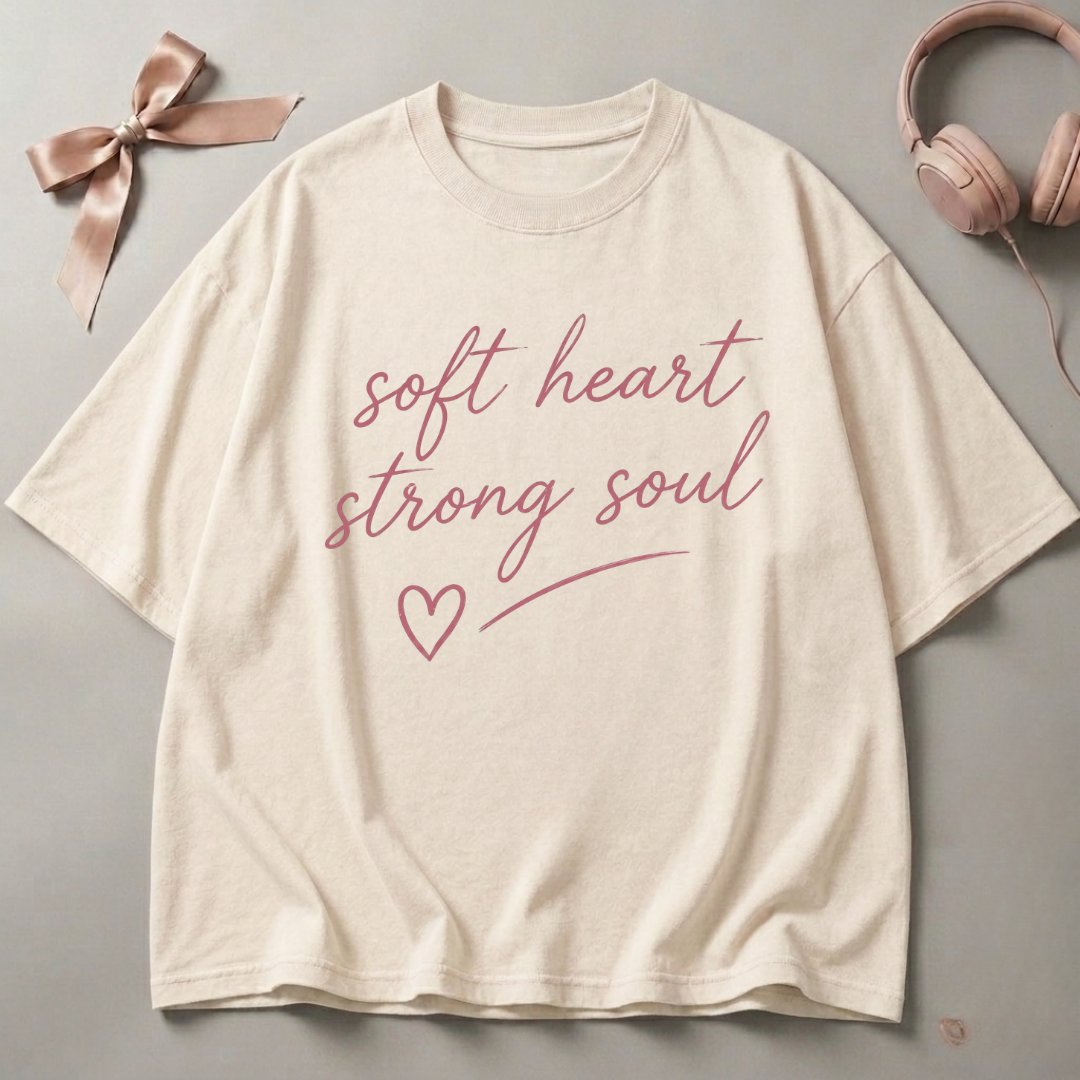 Soft Heart Strong Soul Oversized T-Shirt