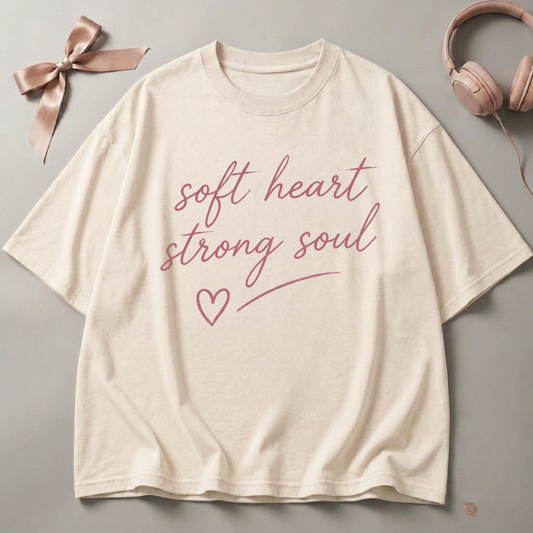 Soft Heart Strong Soul Oversized T-Shirt