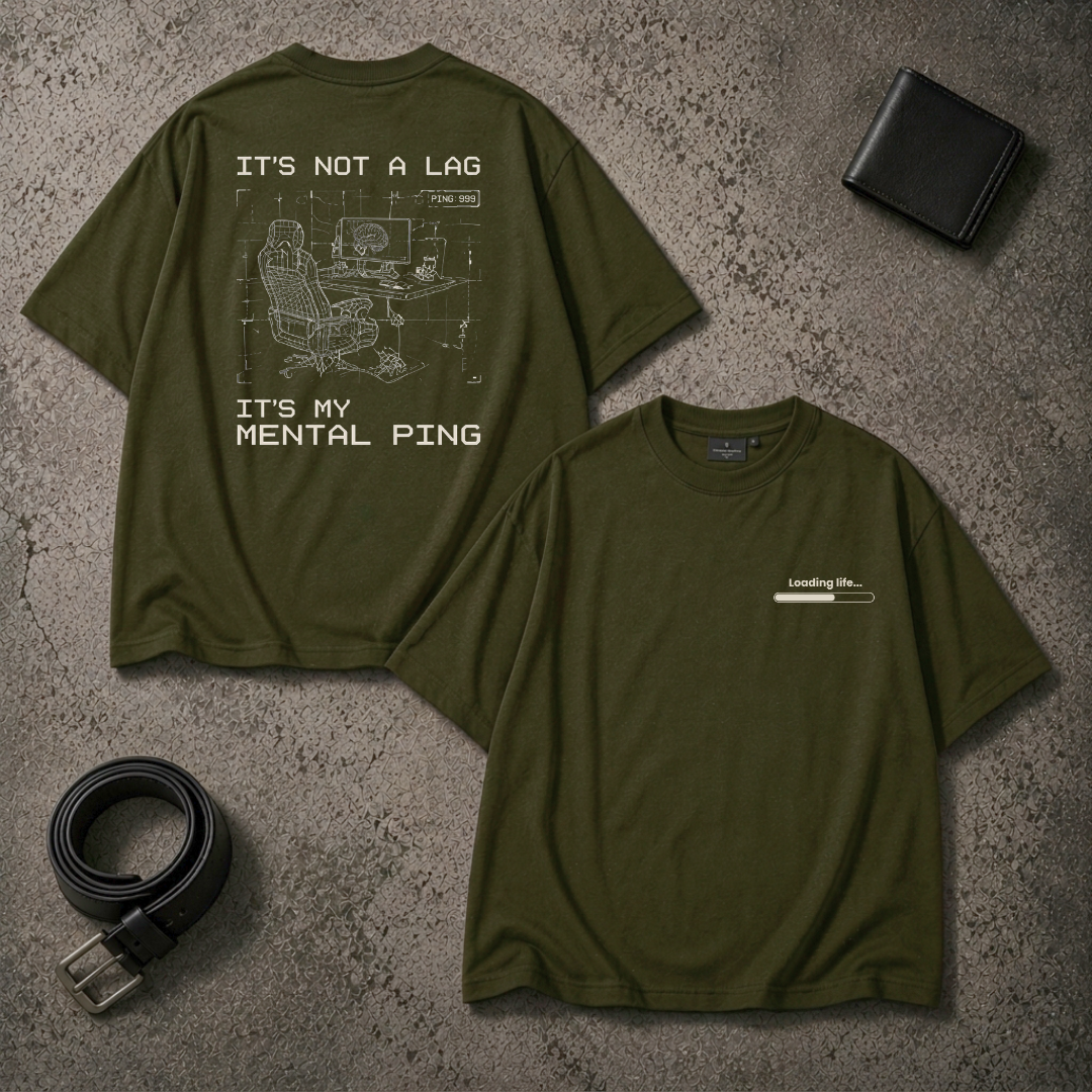 Mental Ping Oversized T-Shirt