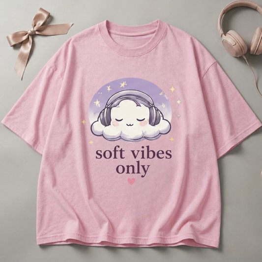 Soft Vibes Only Oversized T-Shirt