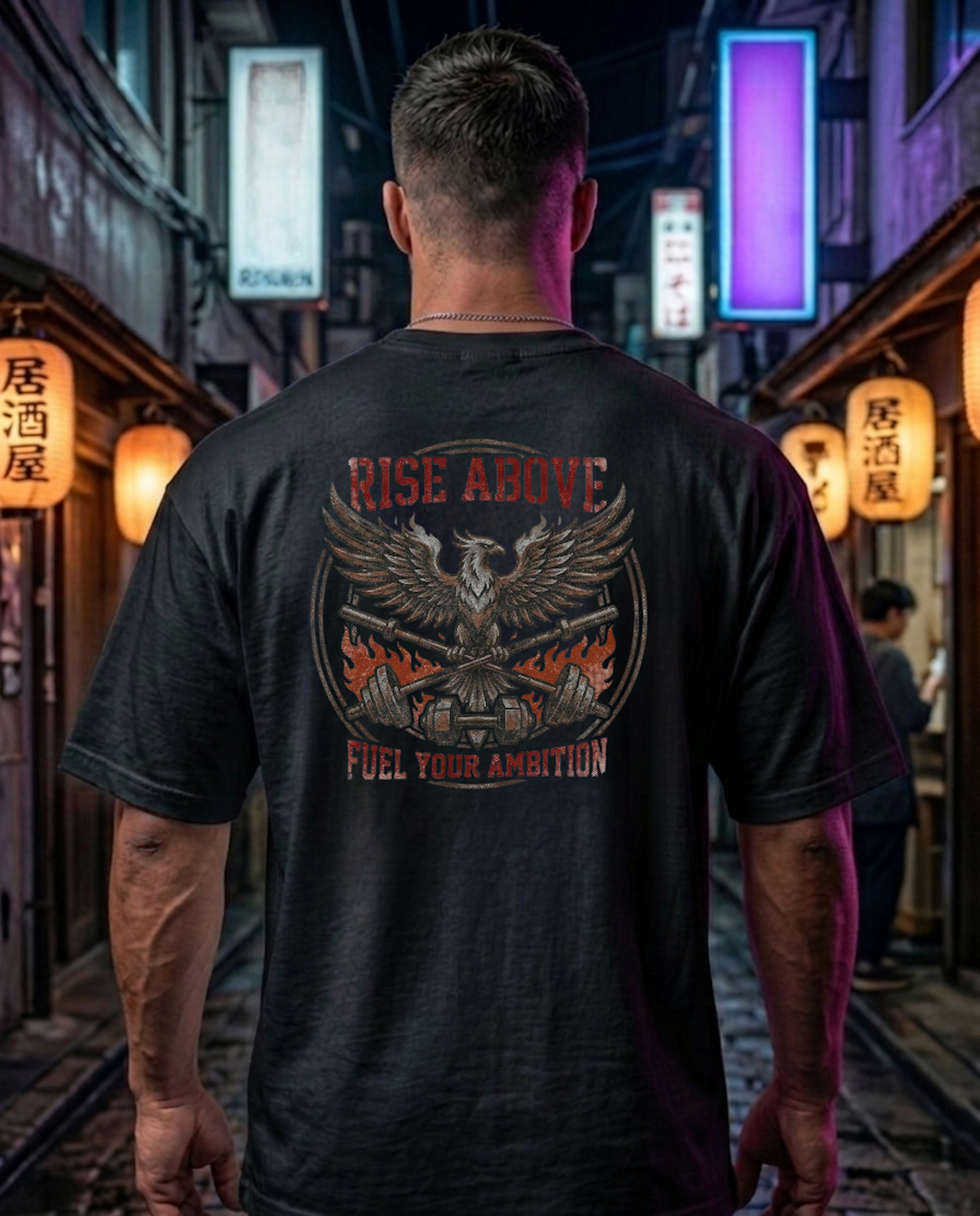 Ignite Oversized T-Shirt – Rise Above Edition (Red)