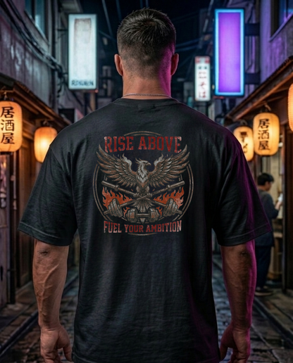 Ignite Oversized T-Shirt – Rise Above Edition (Red)