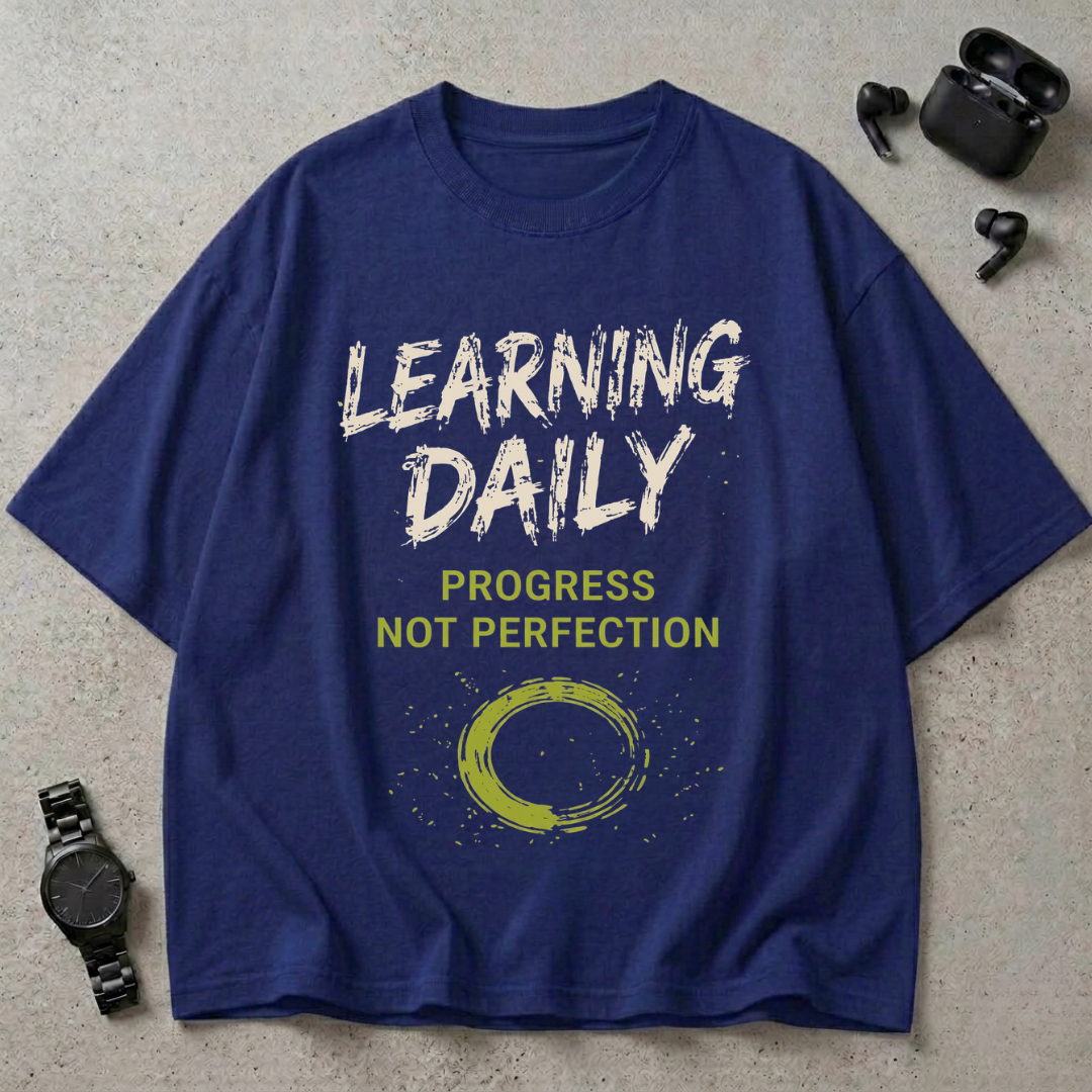 Learning Daily GSM 240 Oversized T-Shirt