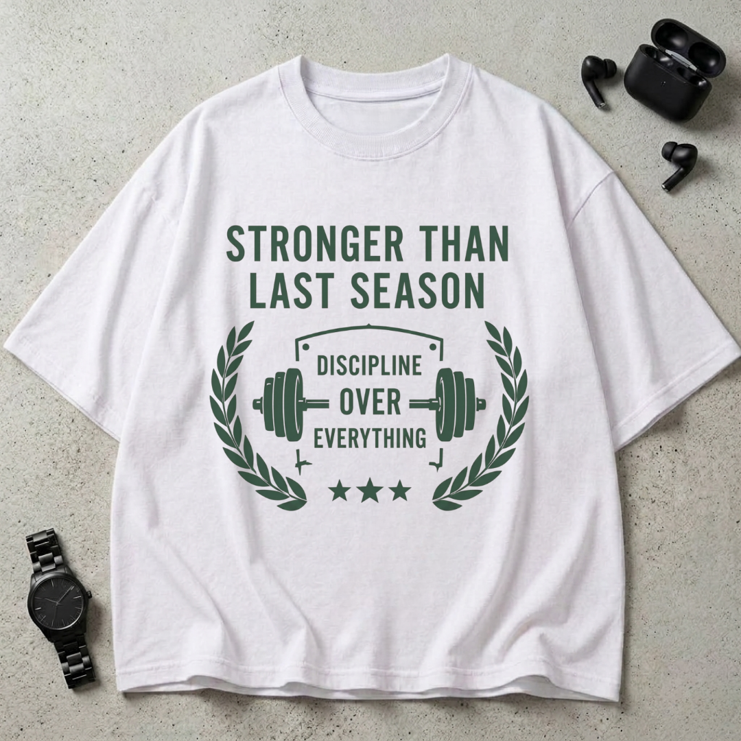 Stronger Than Last Season Oversized T-Shirt