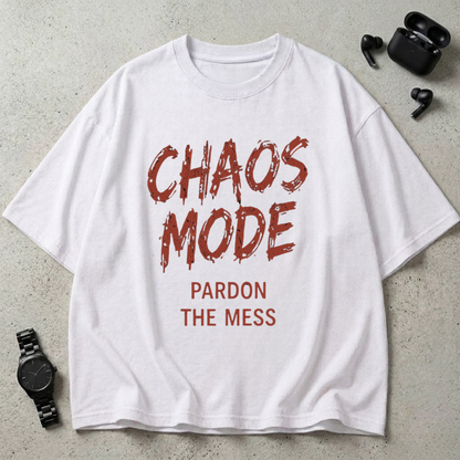 Chaos Mode GSM 240 Oversized T-Shirt (Light Edition)
