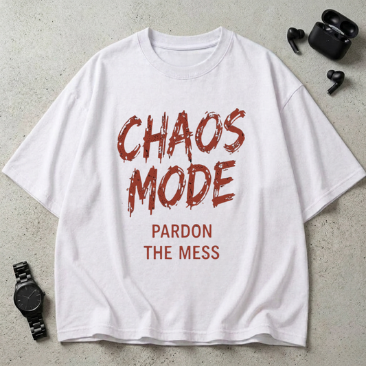 Chaos Mode GSM 240 Oversized T-Shirt (Light Edition)